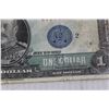 Image 3 : 1923 Canadian 1 Dollar Bill- Some Damage On Edge