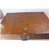 Image 2 : Vintage Wood Carpenter Suitcase Style Toolbox- 32'' x 21.5'' x 6.5'', Some Scratches