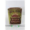 Image 1 : Vintage Royal Purple Stock Specific Tin w/ Original Price