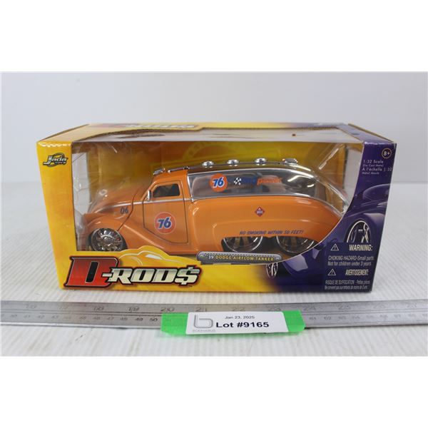 Jada Toys D Rods 1939 Dodge Airflow Tanker 1:24 Scale Diecast Car- NIB