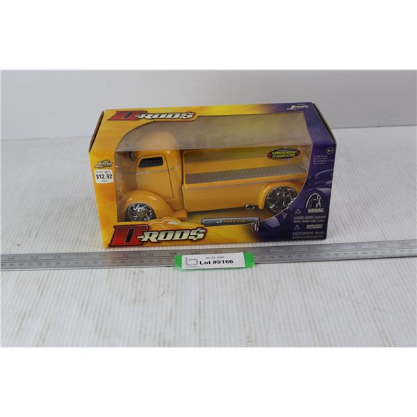 Jada Toys D Rods 1947 Ford COE 1:24 Scale Diecast Car- NIB