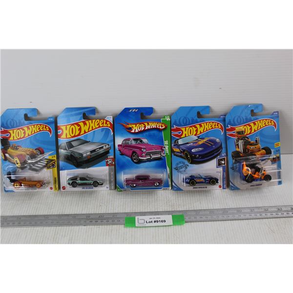 (5) Hot Wheel Treasure Hunt/ Regular Cars- All NIB