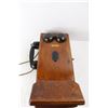 Image 2 : Antique Wooden Oak Northern Electric Company Telephone