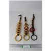 Image 1 : (3) Harness Spreader Rings- Longest Is 14.5'' Long