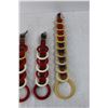 Image 2 : (3) Harness Spreader Rings- Longest Is 14.5'' Long