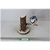 Image 2 : Bluejay On Branch Decor Piece- 9'' Tall