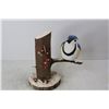 Image 3 : Bluejay On Branch Decor Piece- 9'' Tall