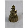 Image 3 : (2) Miniature Brass Figurine Bells