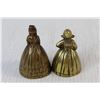 Image 4 : (2) Miniature Brass Figurine Bells