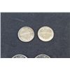 Image 2 : (9) Canadian Dimes - 1939-1964, 1867-1967 (2) Dimes and (2) Nickels, American Dime 1979