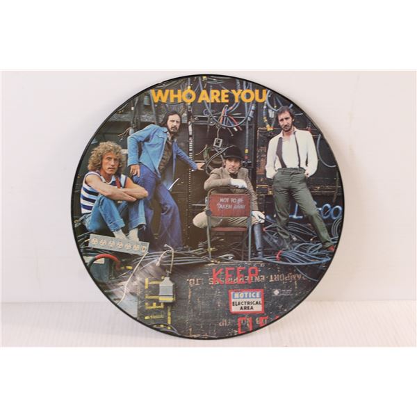 The Who: Who Are You Picture Disc Record