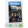 Image 1 : New York Islanders 1982-83 Autographed Media Guide by Arbour - Consignor Says Authentic - COA Availa