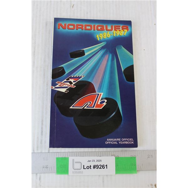 Quebec Nordiques 1986-87 Multi Autographed Year Book - Consignor Says Authentic - COA Available