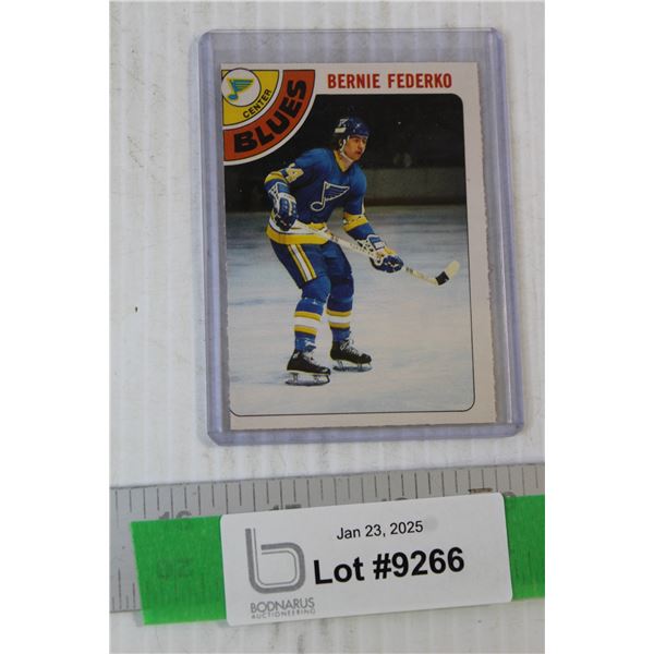 Bernie Federko 1978-79 OPC Rookie Hockey Card