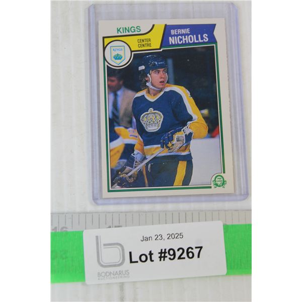Bernie Nicholls 1983-84 OPC Rookie Hockey Card