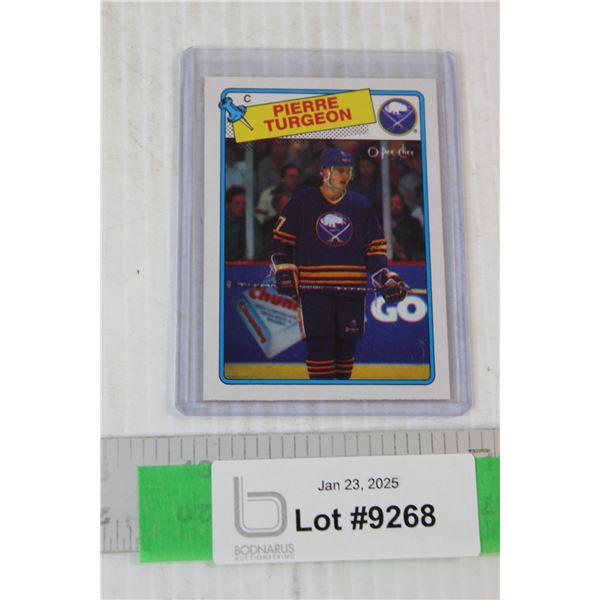 Pierre Turgeon 1988-89 OPC Rookie Hockey Card