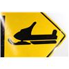 Image 2 : * Snowmobile Crossing Sign - 40 1/2" x 40 1/2"