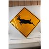Image 1 : * Deer Crossing Sign - 40 1/2" x 40 1/2"