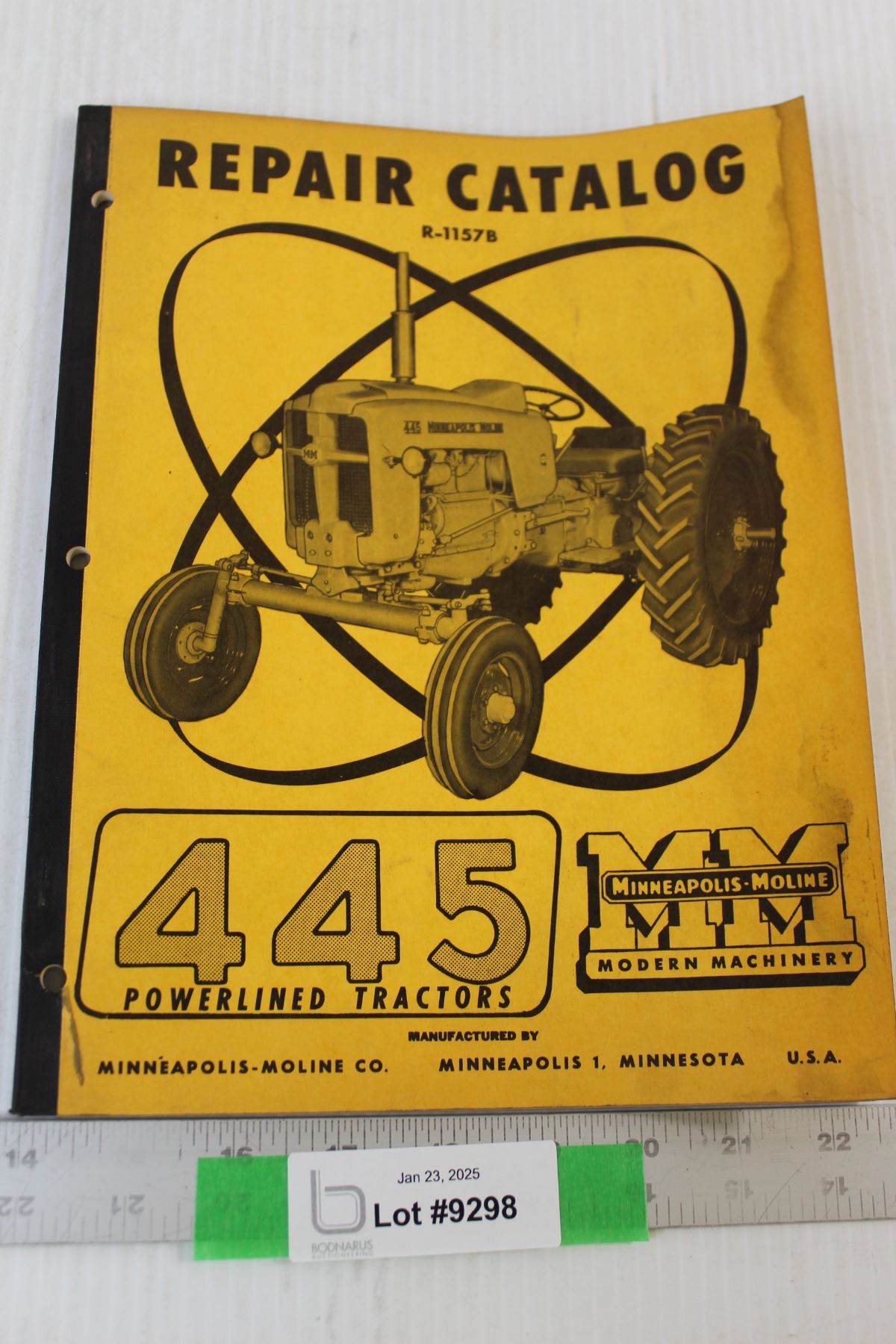 MinneapolisMoline Model 445 Tractor Repair Catalog