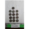 Image 1 : (13) 1960s US 5 Cents Coins