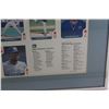 Image 6 : * Framed MLB Toronto Blue Jays 1994 in Cut Sheet of Playing Cards 29'' x 25''