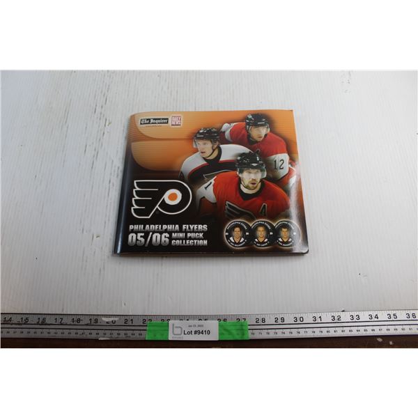 Philadelphia Flyers 05/06 Mini Puck Collection Missing 1 Puck - Consignor Says Authentic - COA Avail