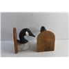Image 3 : Pair of Ducks Unlimited Ceramic Geese Bookends - Jennings Decoys Co.