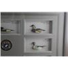Image 2 : Framed Ducks Unlimited Miniature Decoy Collection 33'' x 24''