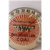 Image 2 : * Western Gem Drumheller Coal Outdoor Thermometer 12" Diameter