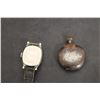 Image 5 : Vintage "The Dap" Pocket Watch Cover, Pocket Watch & Wrist Watch- As Is