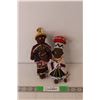 Image 1 : (2) South African Style Dolls Up to 9" Tall