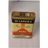 Image 4 : (4) Vintage Tin Containers- Blue Ribbon, McLaren's, Planters, Oil Dropper