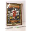 Vintage Beefeater London Distilled Dry Gin Framed Advertising Mirror 11.5" x 16"