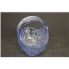 Image 2 : Blue Glass Basket 8" Tall