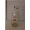 Image 2 : Vintage Hill's Dairy Glass Milk Bottle 10" Tall