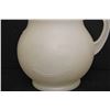 Image 2 : Retro White Plastic 2-Quart Kool-Aid Man Smiling Pitcher 7" Tall with (2) Matching Cups