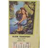 Image 2 : Klein Transport General Hauling 1957 Calendar 13.5" x 9"