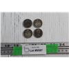 Image 1 : (4) 1969, 1971 & 1984 Canadian 50 Cents Coins