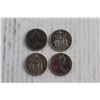Image 2 : (4) 1969, 1971 & 1984 Canadian 50 Cents Coins