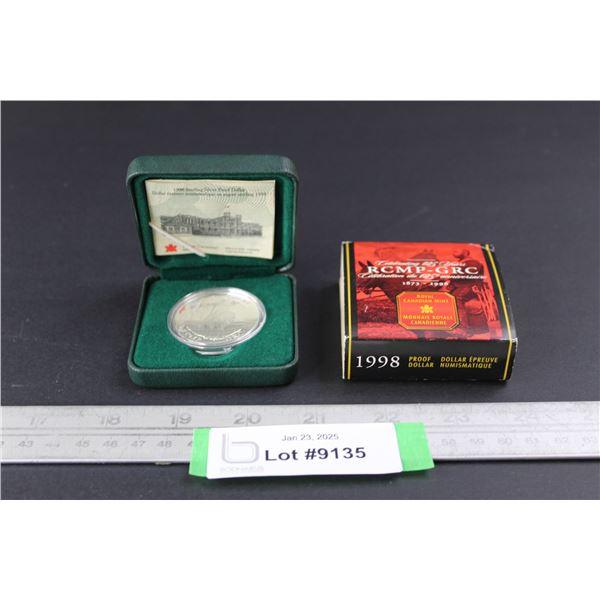 ^1998 Royal Canadian Mint RCMP- GRC Sterling Silver $1 Coin