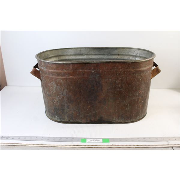 * Copper Boiler - 23" x 12" x 12"