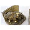 Image 2 : (2) Brass Elephant Bookends