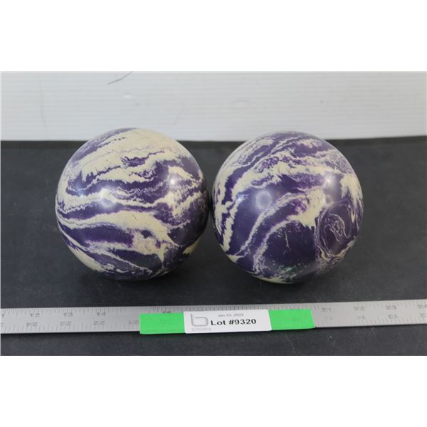 (2) Five Pin Bowling Balls