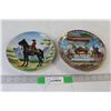 Image 1 : (2) Decorative Wall Hanging Mountie Plates
