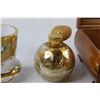 Image 3 : Candle Holder, Brass perfume Bottle Decor, Wooden Box With Mirror