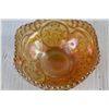 Image 5 : Consolidated Ruffled Rim Rose Bowl, Orange Glass Candy Dish