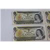 Image 2 : (4) Canadian One Dollar Bills - 1973