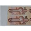 Image 2 : (4) Canadian Two Dollar Bills - 1986