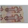Image 3 : (4) Canadian Two Dollar Bills - 1986