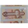 Image 3 : (3) Canadian Two Dollar Bills - 1986
